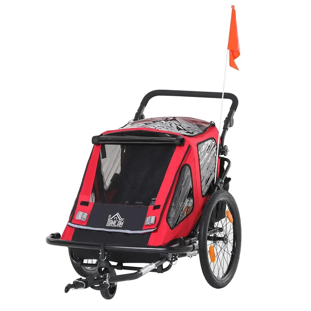 Kinderanhänger 2 in 1 Kinderanhänger Fahrradanhänger