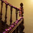 Weihnachtsbeleuchtung 40-LED - Lila - 2m