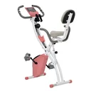 Heimtrainer 2-in-1 Fahrradtrainer LCD-Display klappbarer Hometrainer Trimmrad mit 8 stufig einstellbarem Magnetwiderstan