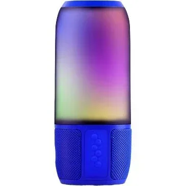 VT-7456 Bluetooth-Lautsprecher mit RGB-Beleuchtung - 2x 3Watt - Blau