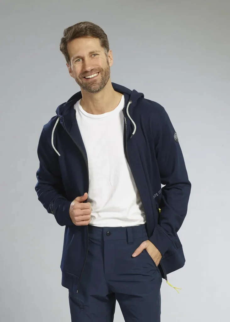 Sweatjacke, Farbe marine, Gr.L