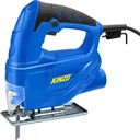 Stichsäge - 230V - 400W - mit Staubabsaugung - Schutzhülle Blatt - Holz bis zu 65 mm - Metall bis zu 6 mm- Blau