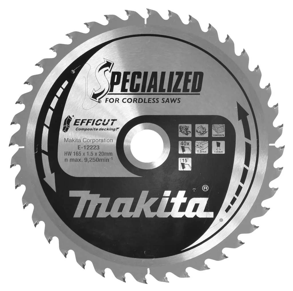 EFFICUT Sägeblatt 165x20x40Z