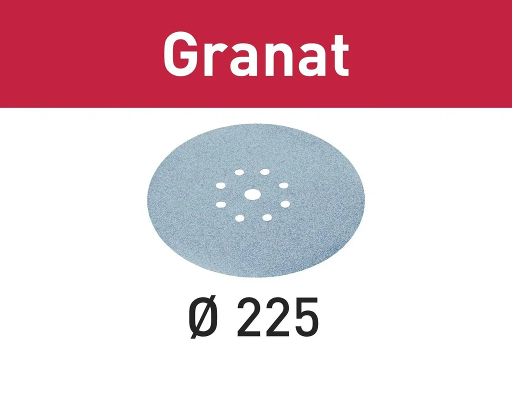 Schleifscheiben STF D225/8 P120 Granat, 25 Stück