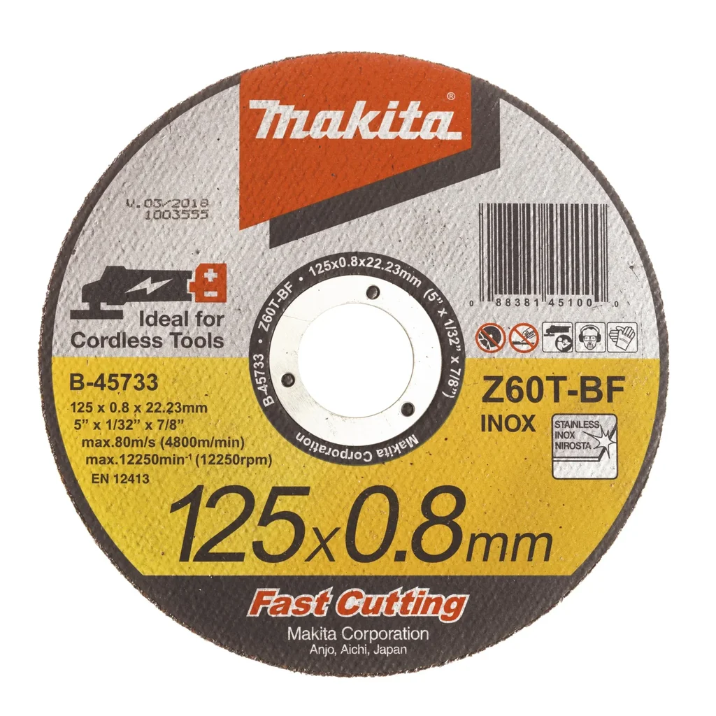 Trennscheibe 125x0,8mm INOX