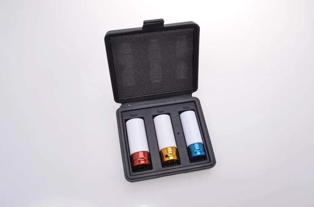 Steckschlüssel-Einsätze - 3 teilig und Radmerker Set