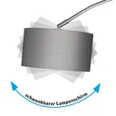 Bogenlampe L mit Marmorsockel