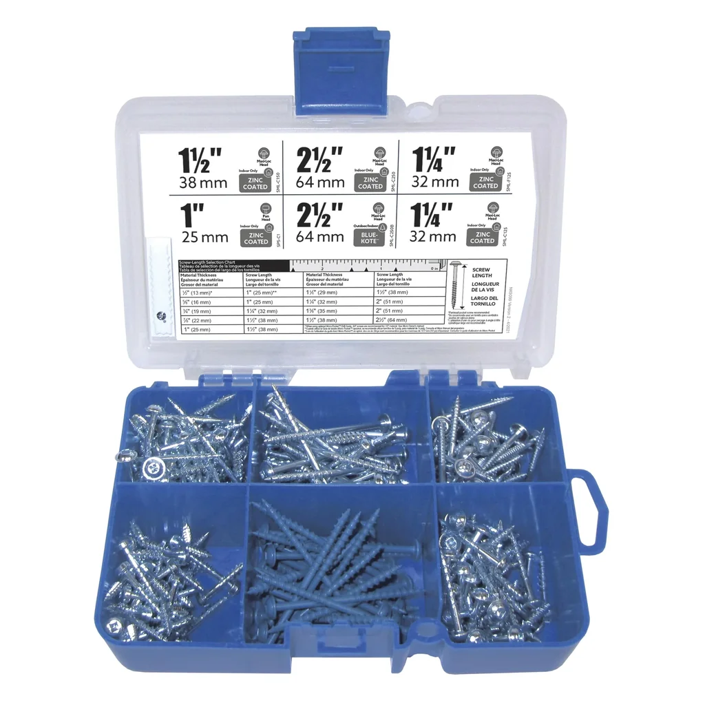 Schrauben-Starter-Set für Taschenbohrungen