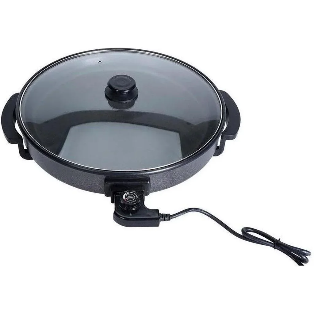 Elektrische Bratpfanne mit Glasdeckel - 40cm - Excellent Electrics - Kochen & Servieren - Pfannen - Bratpfannen