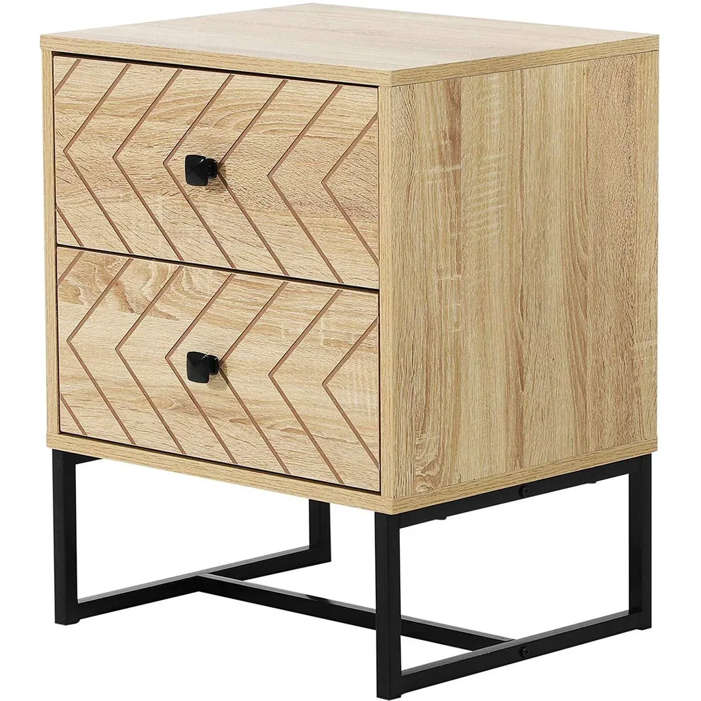 Nachtkommode im Retro-Design