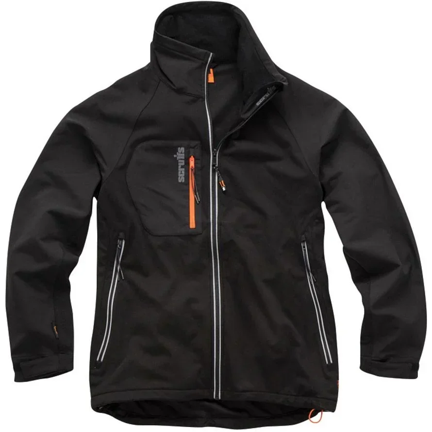 Trade Flex Softshell Jacke Schwarz M