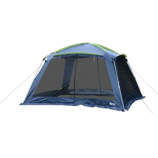 Campingzelt Kuppelzelt für 5-8 Personen Dunkelblau