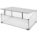 NL Kleines Gewächshaus 100 x 60 x 40/31 cm