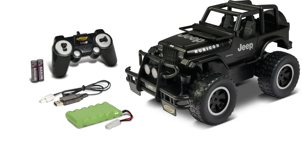 Jeep Wrangler 2.4 G 100 % RTR matt schwarz 1:12