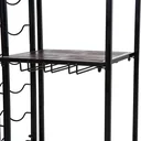 Weinregal Weinschrank Weinständer 21 Flaschen 3 Staufächer