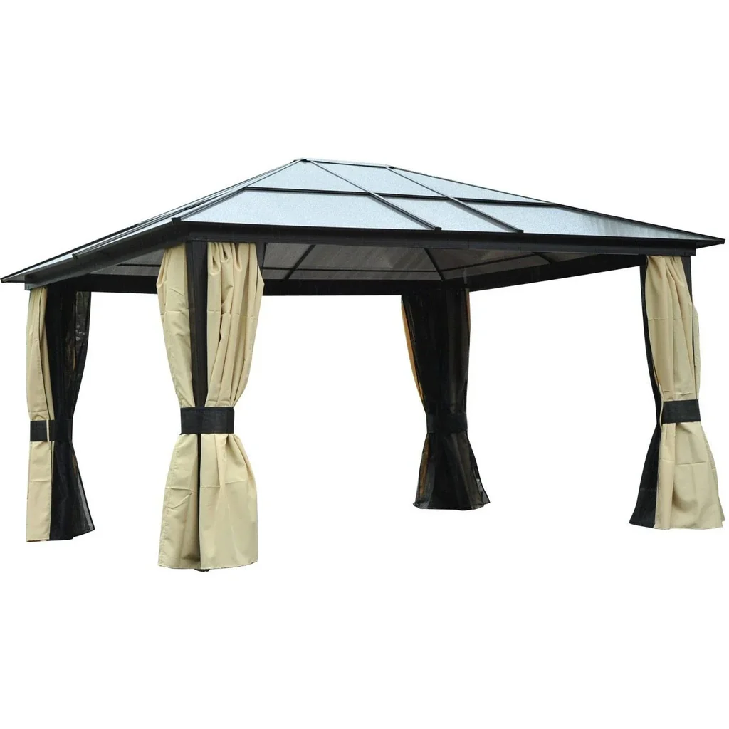 Luxus Pavillon mit lichtdurchlässigem Dach