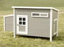 Eco-Kunststoffstall "Barney" für Hühner - UV- und wetterbeständig