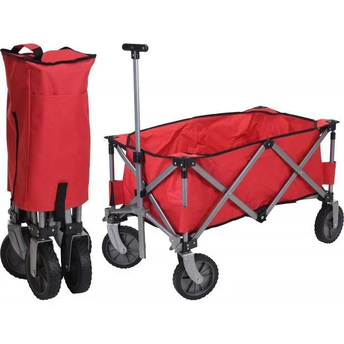 Klappwagen rot 90 x 49 x 58cm