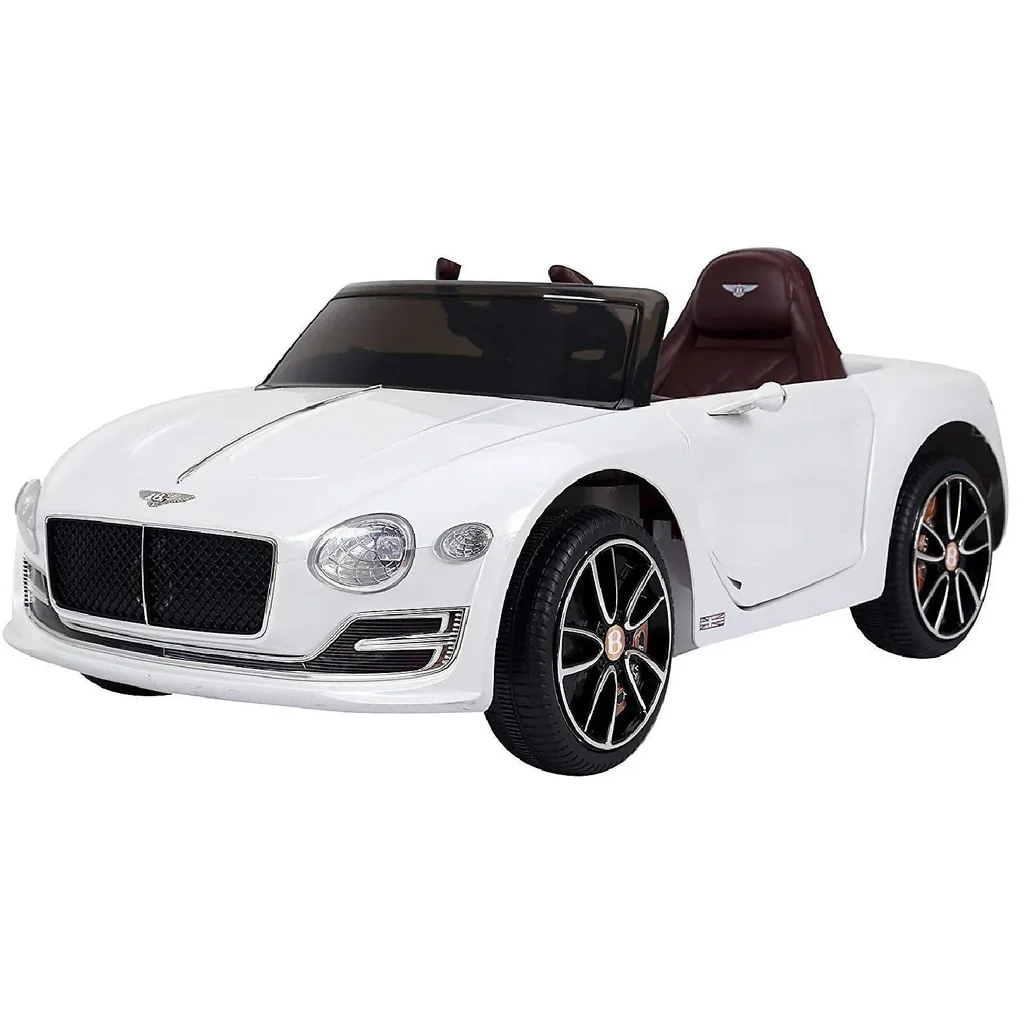 Kinderauto Kinderfahrzeug Elektroauto Bentley mit Fernbedienung Kinder Weiß