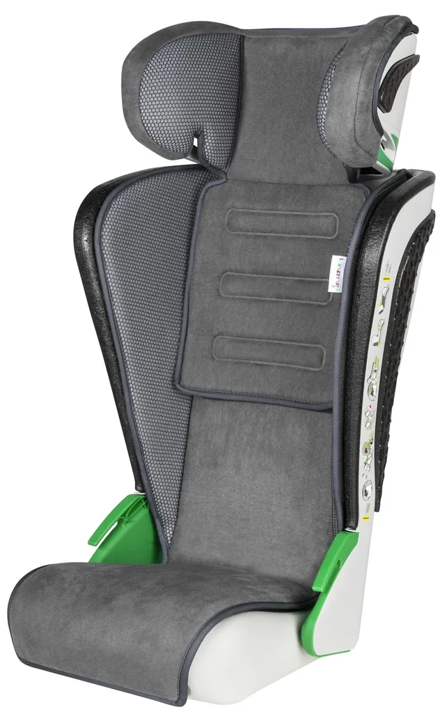 Kindersitz Noemi, klappbarer Auto-Kindersitz, anthrazit