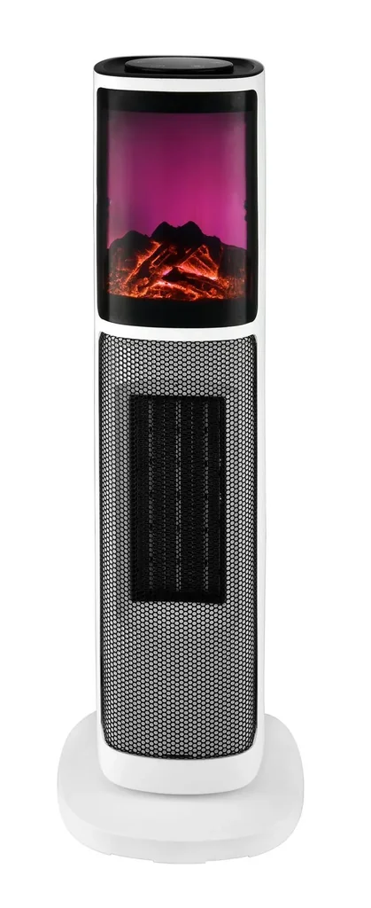 Heizlüfter mit Kaminfeuer und 3D Flammeffekt, 2000W , inklusive Fernbedienung