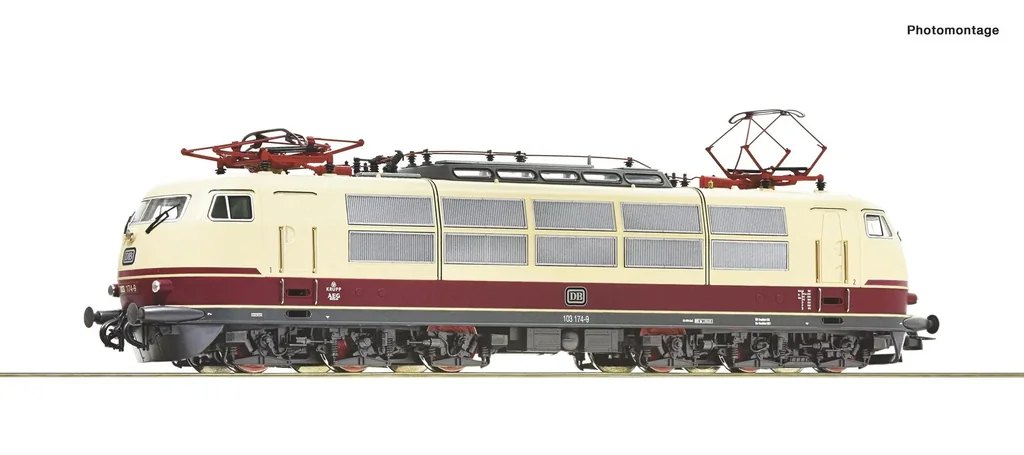 Elektrolokomotive 103 174 der Deutschen Bundesbahn, Spur H0 AC