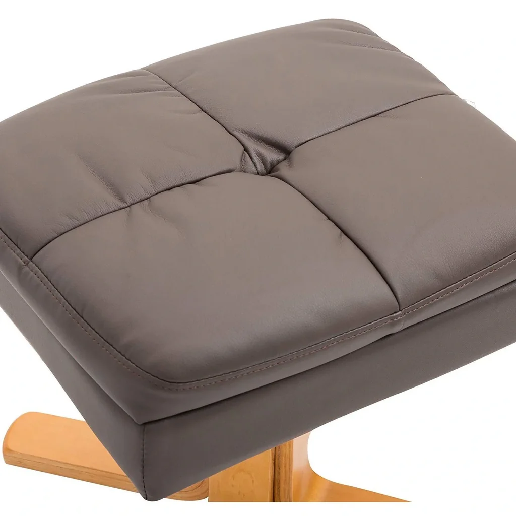 Relaxsessel Fernsehsessel mit Hocker Liegefunktion Braun