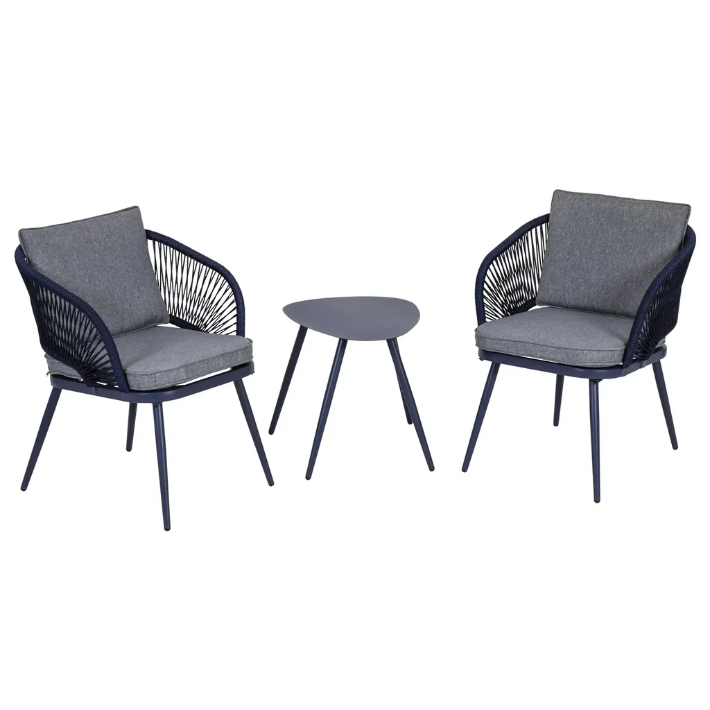 Balkon-Set "Lyon" - anthrazit    