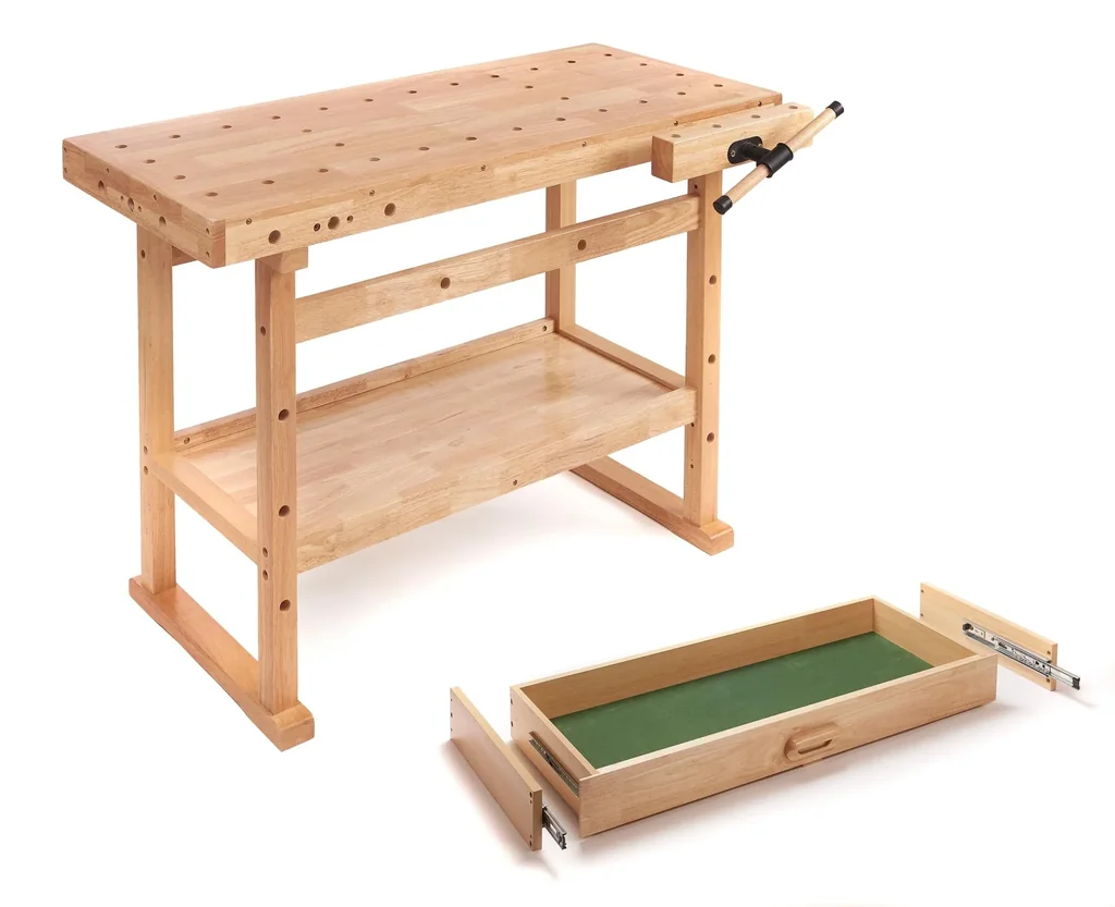 Hobelbank HBZ mit 1 Schublade 882 x 335 x 96 mm