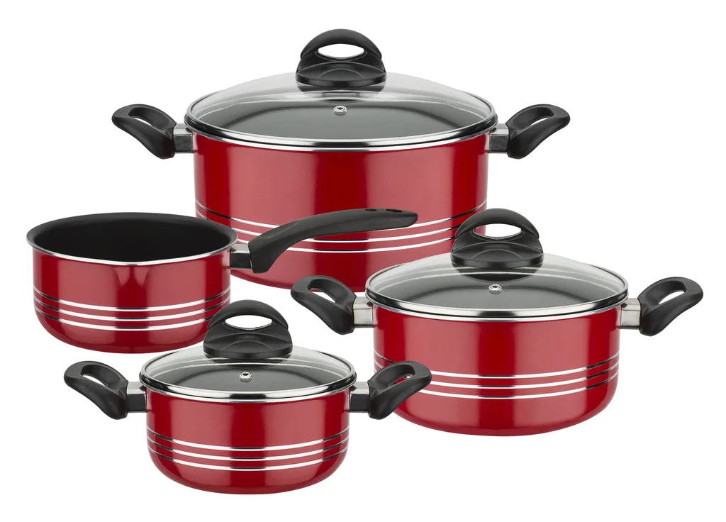 Kochtopfset 7-tg Milano Color Red
