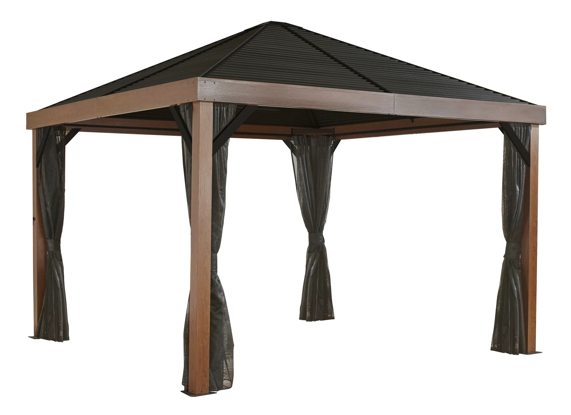 Pavillon Valencia 12x12 Holz-Edition