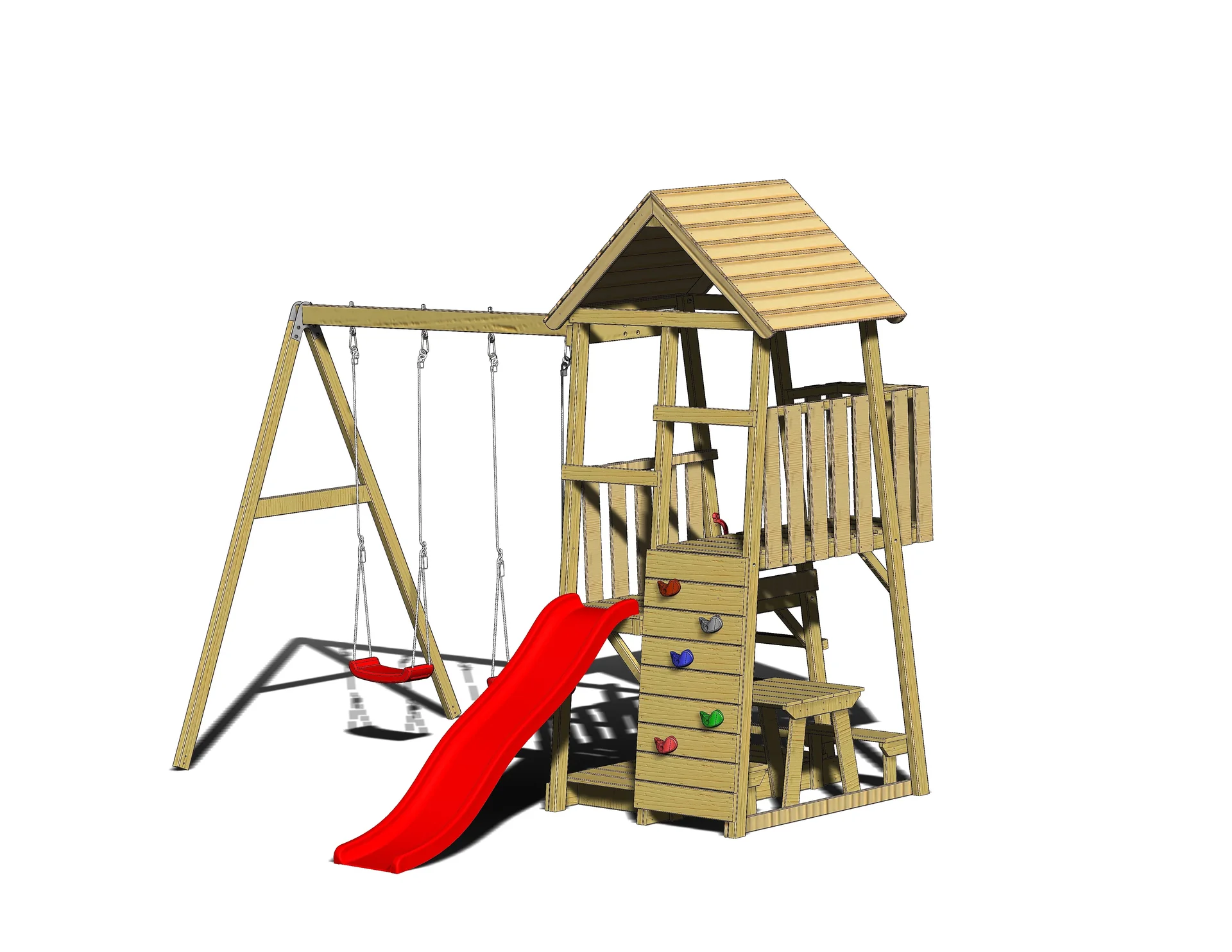 Spielturm Flamingo