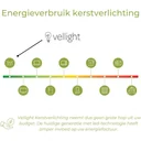 Vellight Weihnachtsbeleuchtung - 8x3m - 80 LEDs- Arizona Weiß - Innen und Außen