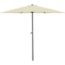 Sonnenschirm mit Drehmechanismus beige Ø300cm mit UV-Schutz 40+