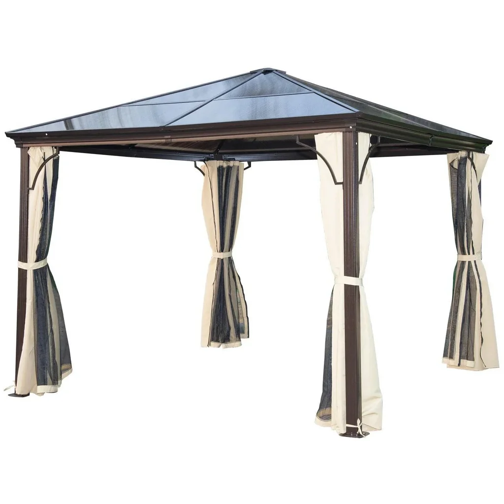Luxus Pavillon mit lichtdurchlässigem Dach
