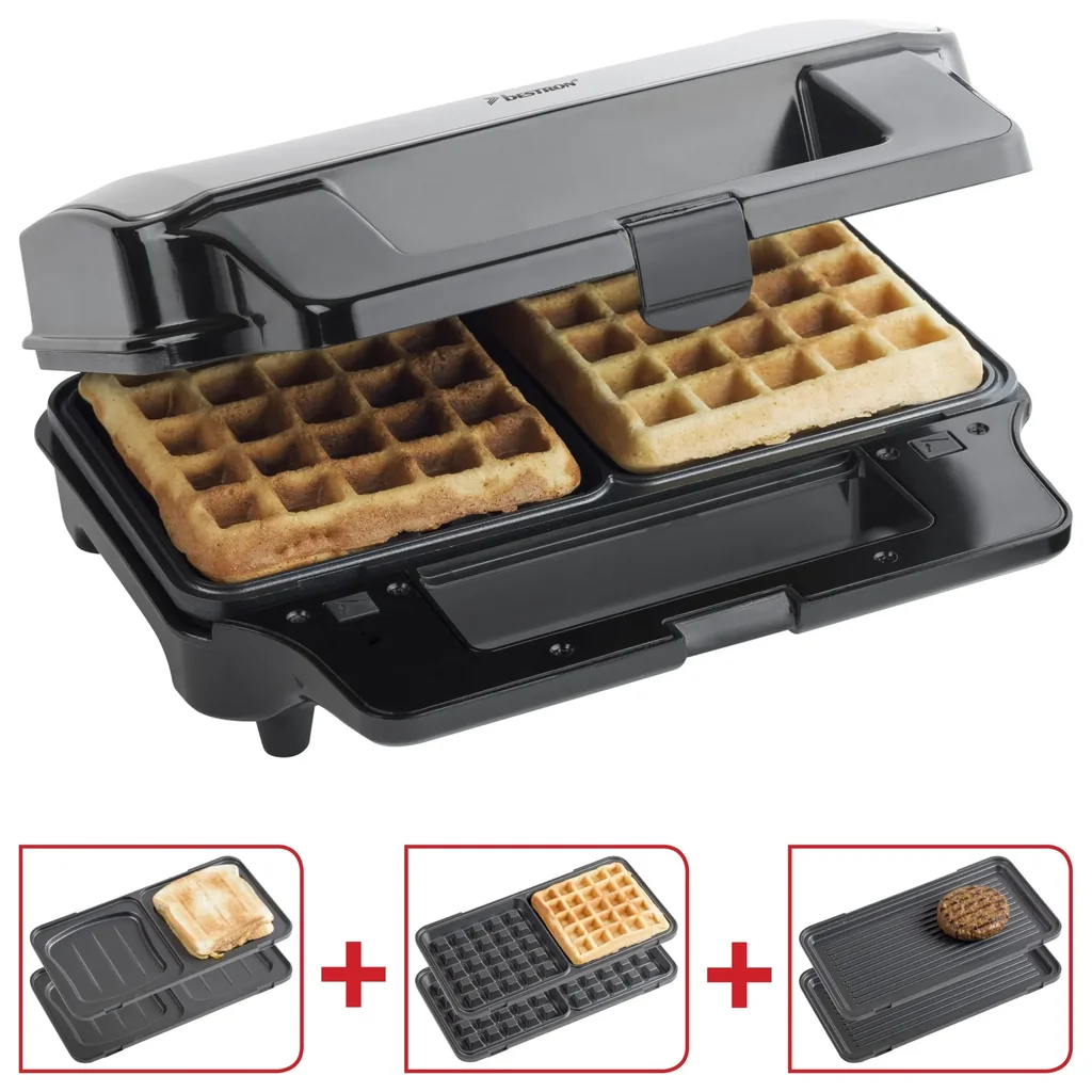 3-in-1 Wechselplatten-Grill XL