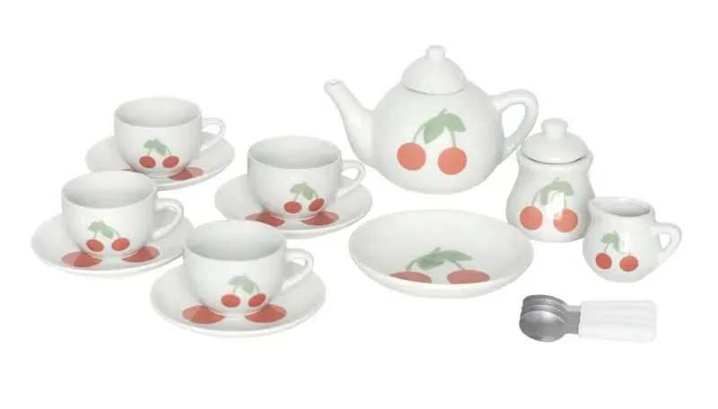 Jabadabado Kindergeschirrset, Spielset - Teeservice, Porzellan