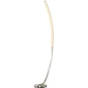 LED Stehlampe in Kurvenform, Stehleuchte, Standleuchte, 3000 K Farbtemperatur, Aluminium, 50 x 23 x 149 cm