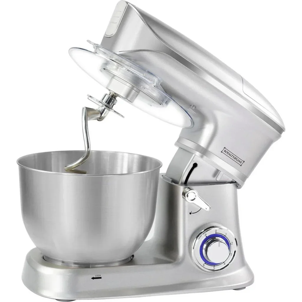 Royalty Line Küchenmaschine 1900W | 3-in-1 Küchenmaschine | Silber