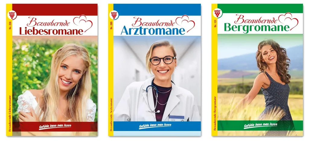 Liebesromane, 6 Stück