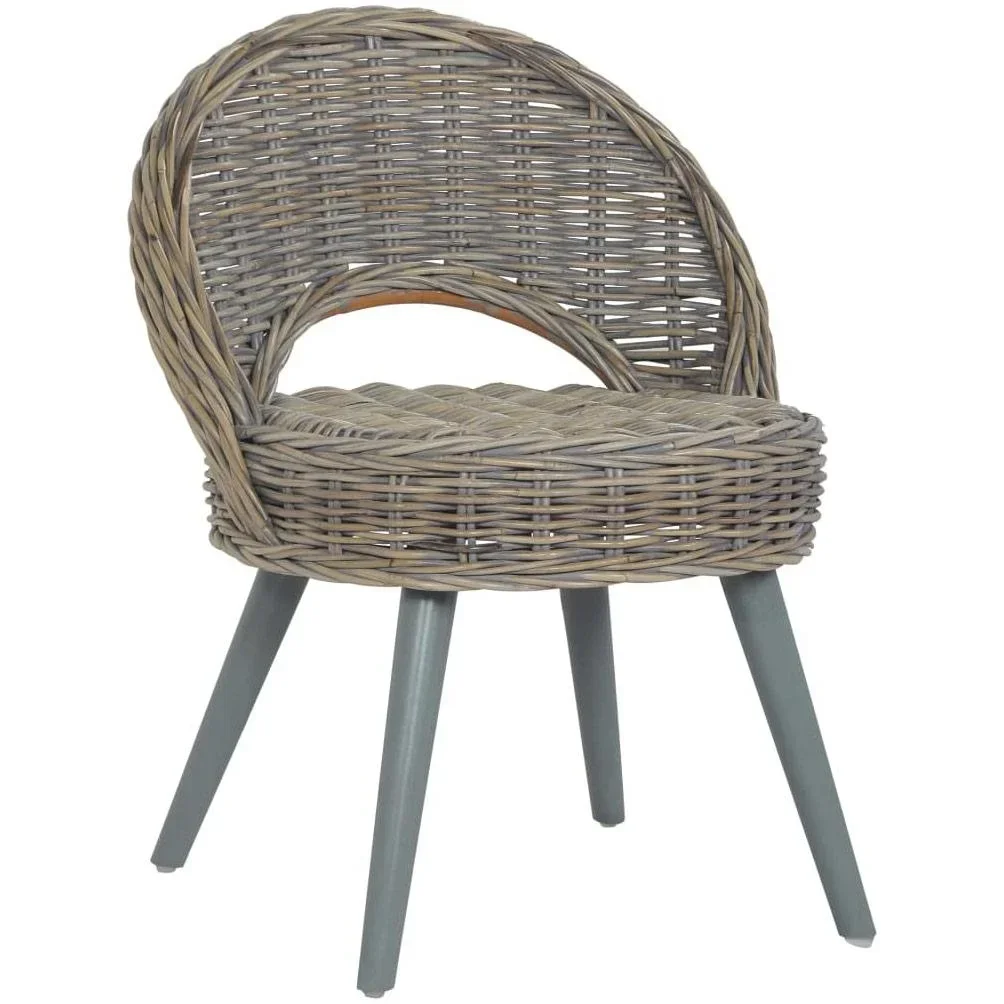 Sessel cubu rattan grau