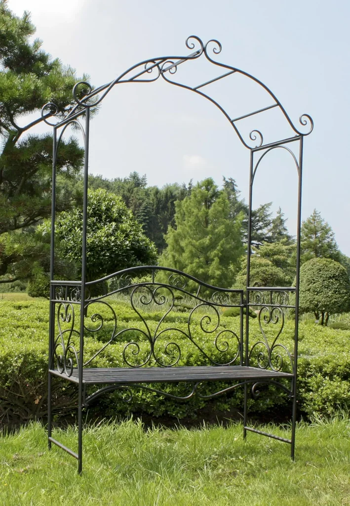 Gartenbank mit Rosenbogen "Colima"