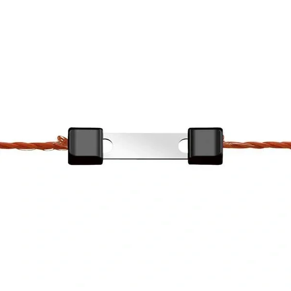Litzendrahtverbinder 3 Mm gerade, Edelstahl, 10 Stück