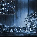Weihnachtslichterkette Kaltweiß 7m Timer