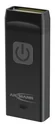 Mini LED Taschenlampe mit integriertem USB-A-Stecker, dimmbar