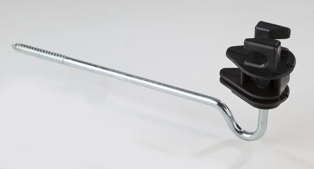 Langstiel Seilisolator mit 22 cm langer Stütze, 10 Stück im Beutel