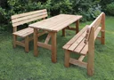 Holz-Garnitur Summer honigbraun