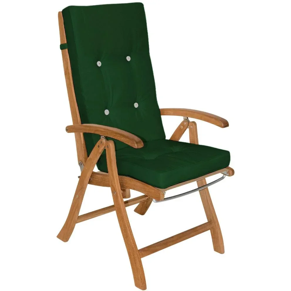 6x Sitzkissen für Grün - 120 x 45 x 5cm