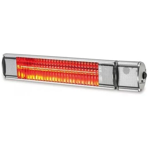 Heizung - Infrarot-Lampe - Terrassenheizung - innen und außen - 2000W - 24m² - IP55 - Mit Fernbedienung