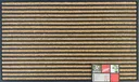 Gummi Kokosmatte Target 45 x 75 cm Naturfarben